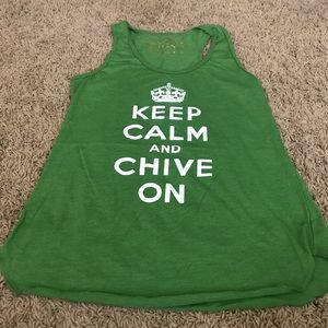M- Chive on tank NWOT☘️☘️